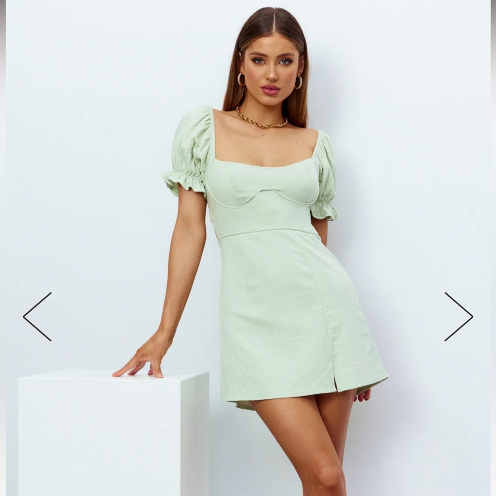 Can’t let go sage dress